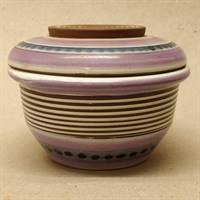 jani keramik skål med låg stribet